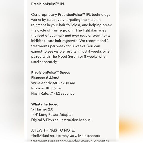 Nood The Flasher 2.0 Hair Removal IPL Device- Black - Picture 13 of 15